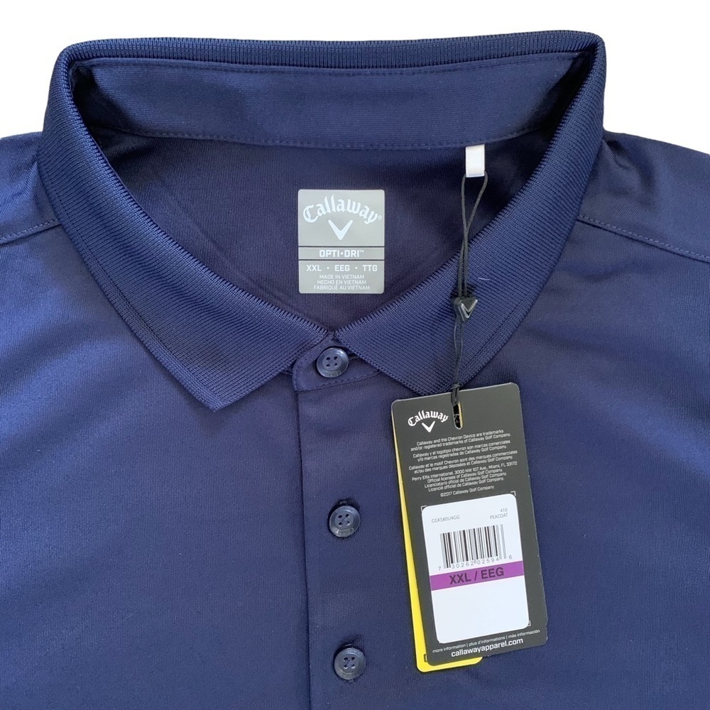 Callaway NWT Opti Free Cooling UPF Sun Protection Moisture Wicking Fabric XXL - Picture 5 of 12